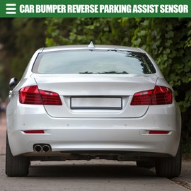 X AUTOHAUX Reverse Backup Parking Rear Bumper Park Assist Object Sensor, for Volvo XC90 2003-2006, ABS, No.30765108, Black, 4pcs