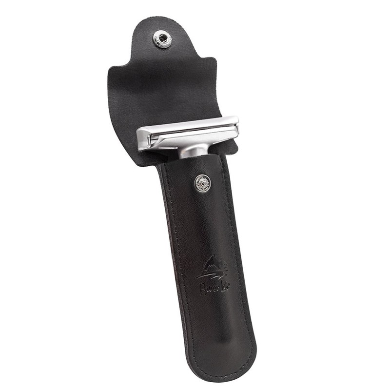 Travel Double Edge Safety Razor, River Lake RZ700 Long Handle