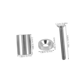 BUGUUYO 1 Set Aluminum Alloy Hood Vent Spacer Riser Kit for Cars Aerodynamic Enhancement Wide Compatibility Durable Engine Hood Pad for Optimal Performance