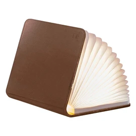 Gingko LED Smart Booklight Large Brown Leather