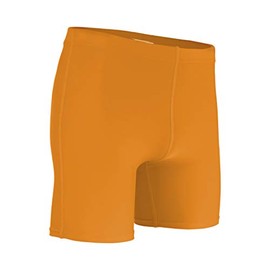 HT-111 Men’s and Women’s Mid-Weight Compression Short-Stay Comfortable, Cool, and Dry with Moisture Wicking Odor Proof Fabric During Football, Lacrosse, or Gym Work Outs (X-Large, Gold)