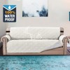 H.VERSAILTEX 100% Waterproof Sofa Slipcover Washable Sofa Cover Non-Slip Couch
