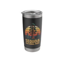 Sequoia National Park Vintage Camping Hiking Outdoors Stainless Steel Insulated Tumbler