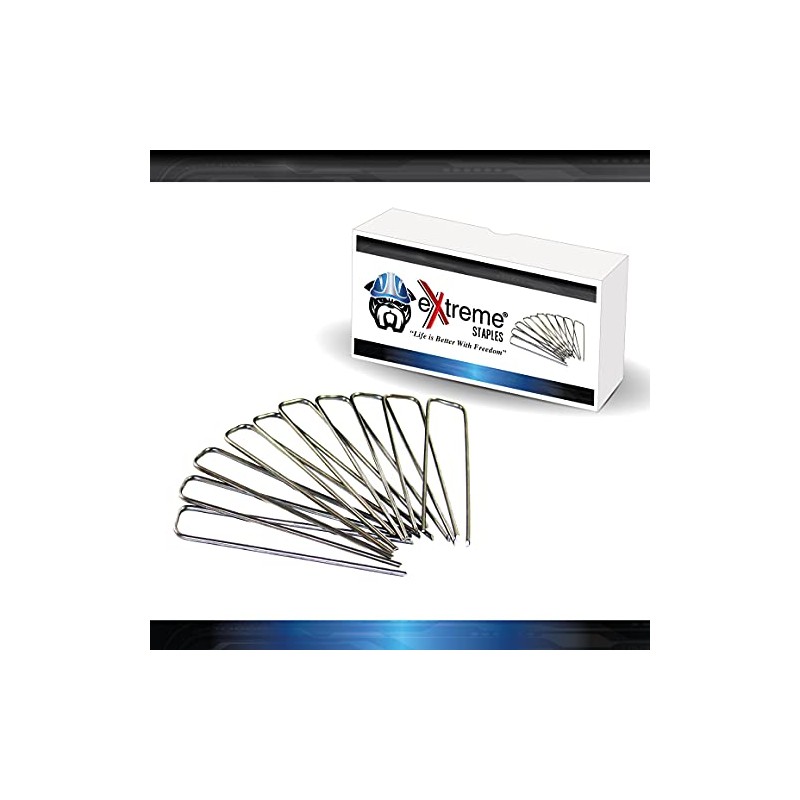 50 Steel Sod or Ground Staples for Dog Fence Installation