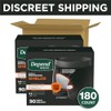 Depend Shields Incontinence Pads for Men, Light Absorbency, 180 Count,