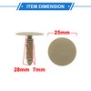 VekAuto 30 Pcs Rivet Clips, 30 x 25mm Bumper Retainer