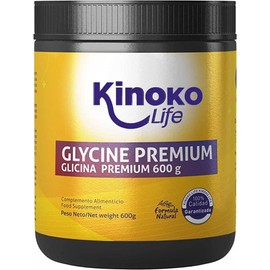 Premium GLYCIN | 600 g | 100% Pure | Crystallized | No Nanoparticles | Suitable for Vegans | Collagen Regenerator | Prevents Muscle Injuries | Promotes Restful Sleep | Non-GMO