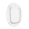 Cat Door for Interior Exterior Doors Transparent 4 Way Locks