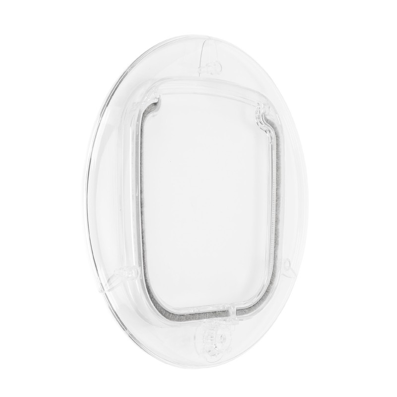Cat Door for Interior Exterior Doors Transparent 4 Way Locks