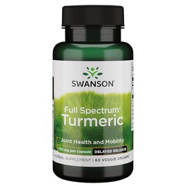 Swanson Full Spectrum Turmeric Delayed Release 750 Milligrams 60 Veg Capsules