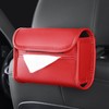 Car Tissue Box | PU Leather Car Visor Tissue Dispenser