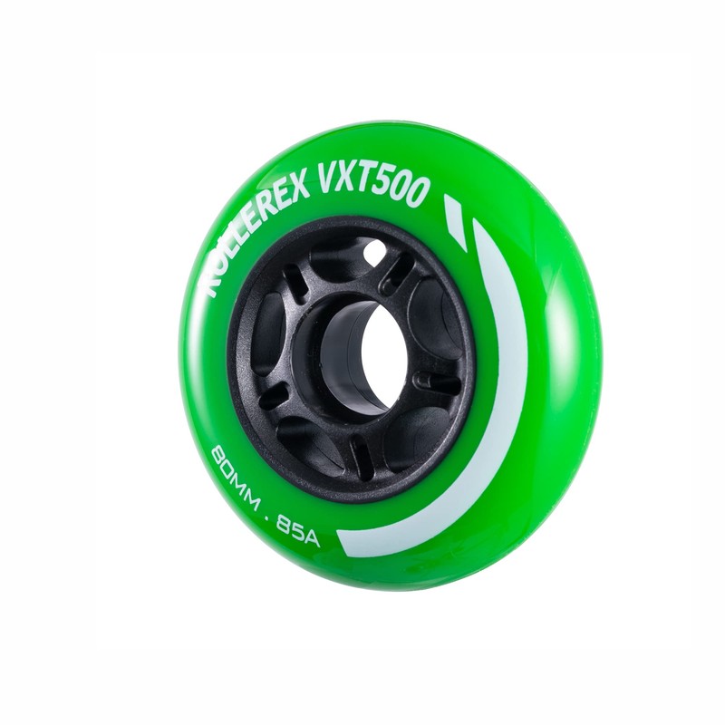 Rollerex VXT500 Inline Skate Wheels 8-Pack - 85A Durable Roller