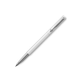 Parker Vector Rollerball Pen | White with Chrome Trim | Medium Point Blue Ink | Gift Box