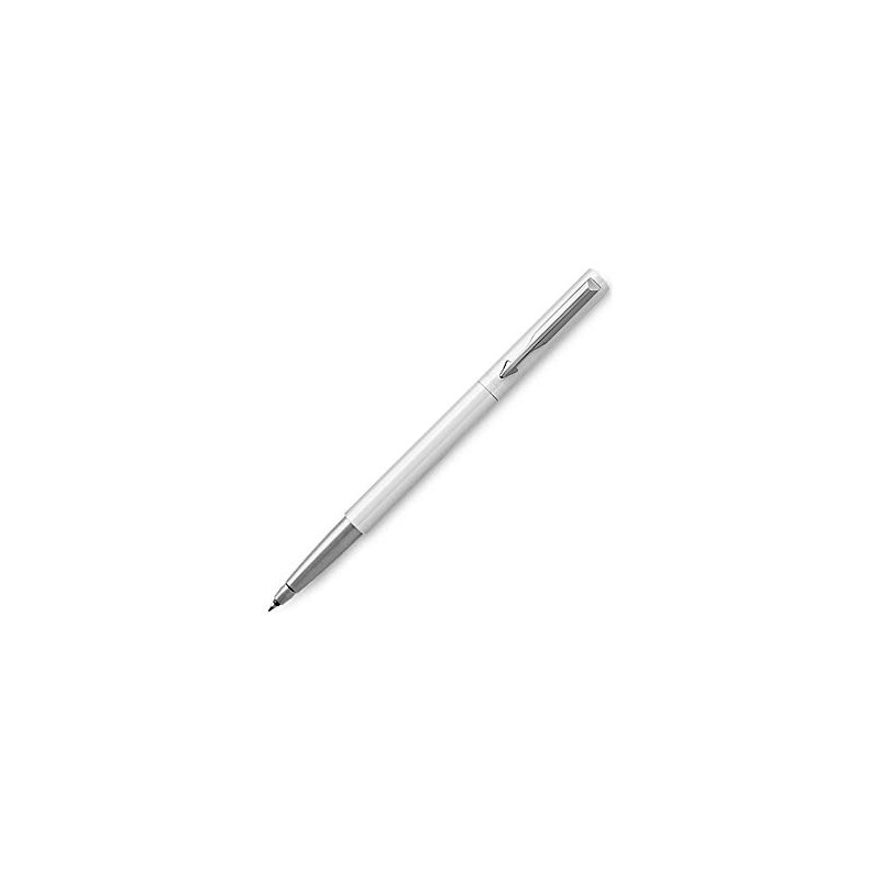 Parker Vector Rollerball Pen | White with Chrome Trim |
