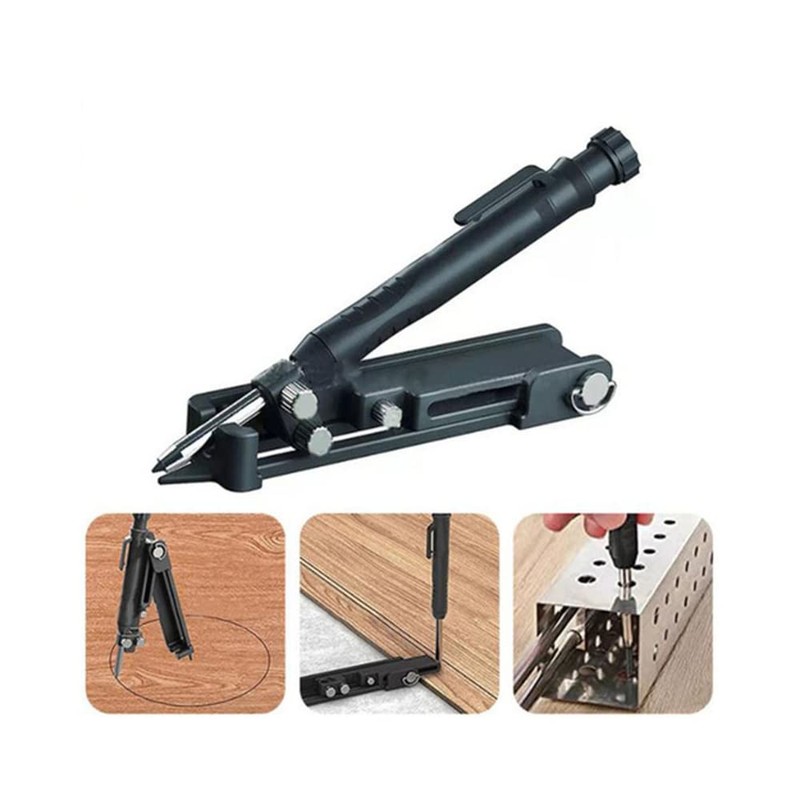 Multifunction Scribing Tool for Woodworking Set Construction Pencil DIY Woodworking