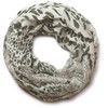 styleBREAKER leopard print scarf loop tube 01017009, color:grey