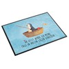Mr. & Mrs. Panda Desk Mat Penguin Fishing Boat Gift