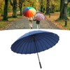 Long Handled Umbrella 24 Rib Large Windproof Reinforced Straight Umbrella