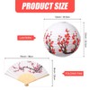 Yulejo 8 Pcs Chinese Japanese Cherry Blossom Paper Lanterns and