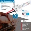 RGBZONE 15 Pcs 2-Pin 10mm LED Strip to Wire Connectors