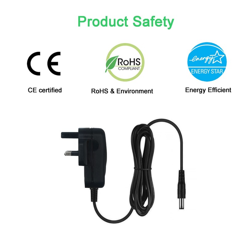 myVolts 12V power supply adaptor compatible with/replacement for BKool Smart