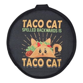 11" Tortilla Oven Taco Cat Tortilla Warmer. Keeps Tortillas Fresh and Warm for Over 1 Hour! Tortillas Stay Soft Throughout The Entire Meal.