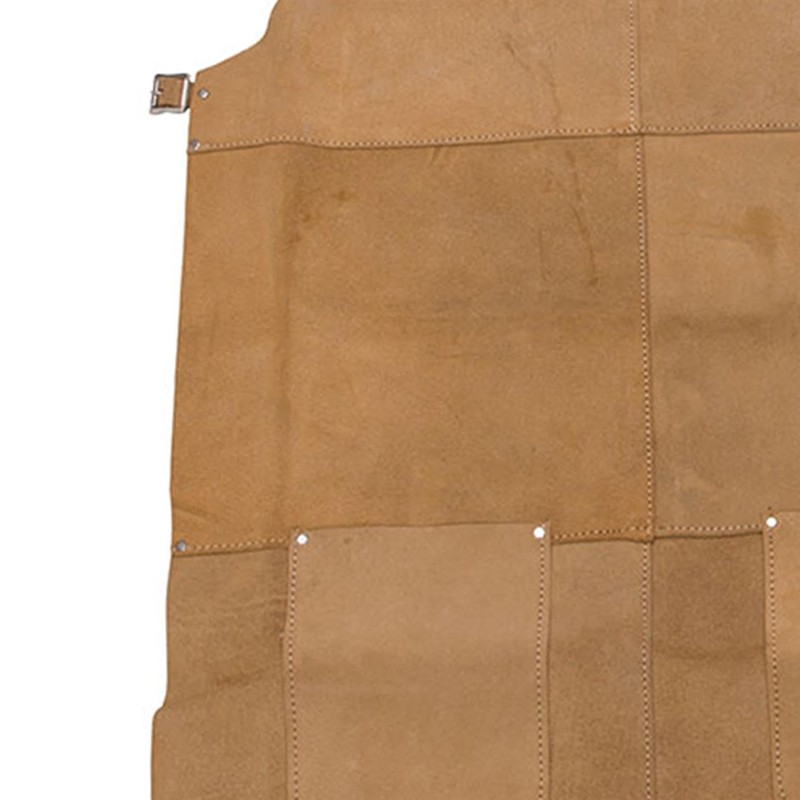 Daptez ® Welders Apron Leather Workshop Apron Full Length DIY