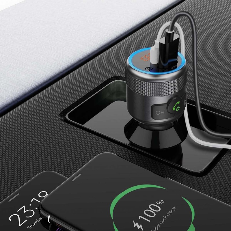 Car Audio FM Transmitter - Fixed - Hands-Free - 1