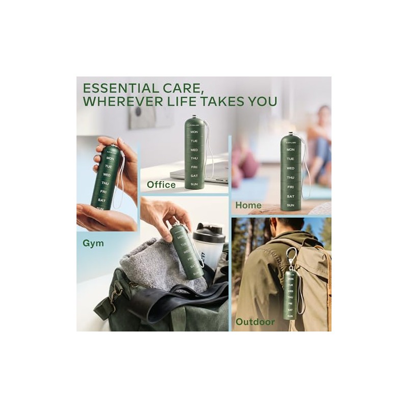 7-Day Pill Box Organiser | Weekly Pill Boxes 7 Day