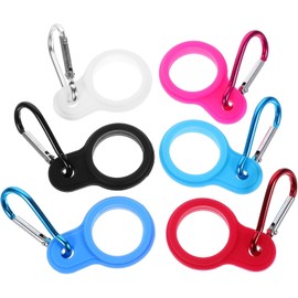 Pinzas de Silicona para hervidor 6 Unidades con Clip Duradero para Actividades Deportivas y Porta Botellas en Mochila Color Aleatorio
