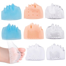 Auuyban silicone toe separators, 5 Pair silicone toe separator for Men Women Realign Crooked Toes