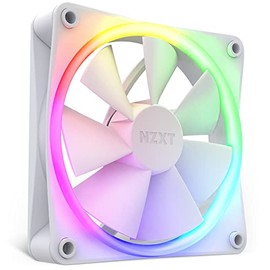 NZXT AER F120 RGB White - Ventiladores de Flujo de Aire de Alto Rendimiento - Individual