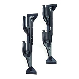 Allen Company Molded Truck Gun Rack for Rear Window - Gun Holder for Two Shotguns, Rifles, Bows, or Tools - Gun and Hunting Accessories for Car or Wall Mount - Adjustable 9.5"-16.5"