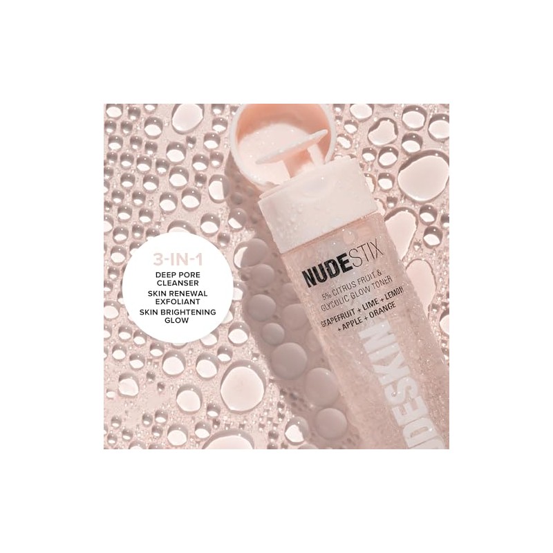 NUDESTIX 5% Citrus Fruit & Glycolic Glow Toner – Exfoliating