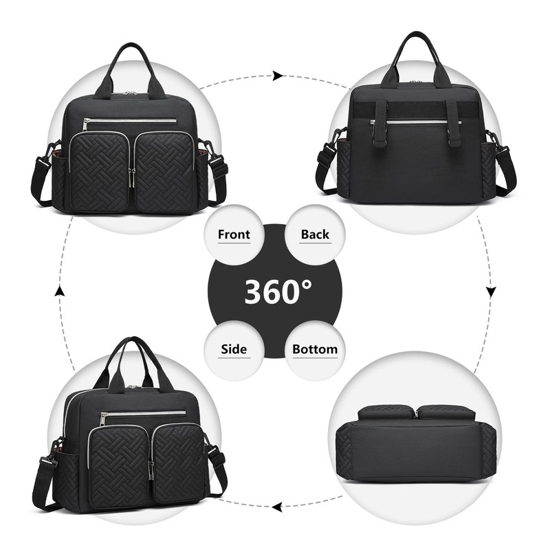 Kono Baby Changing Bag Weekender Travel Nappy Tote for Mom
