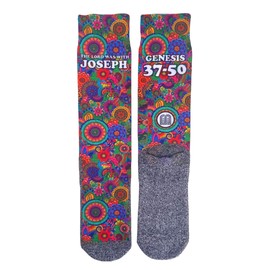 Josephs Men's Bible Socks, Christian Gifts, Crew, Moisture Wicking, Durable Quality, Inspirational Religious Socks