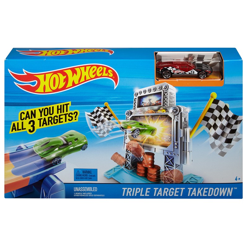 Hot Wheels Triple Target Takedown Track Set