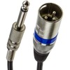 kenable Instrument Cable XLR 3 Pin Plug to 6.35mm Male