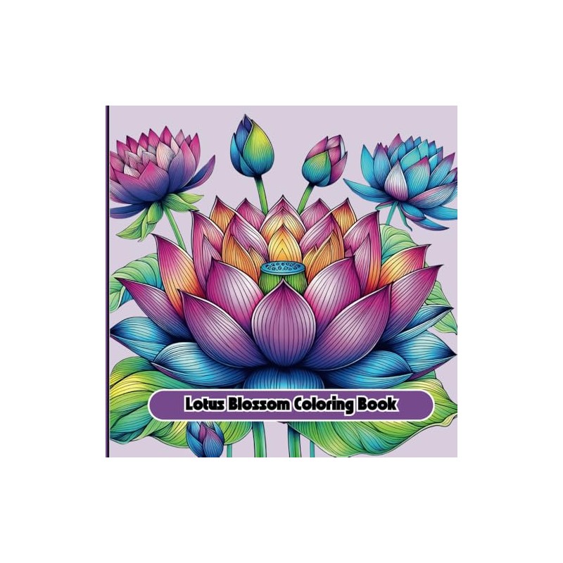 Lotus Blossom Coloring Book
