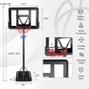 Basketball Hoop Outdoor,Portable Basketball Hoop Goal System 6.6-10ft Adjustable with