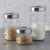 Anchor Hocking 3 Piece Gripper Jar Set with Stainless Steel