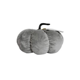 Rae Dunn Plush Pumpkin Decor - Stuffed Fabric with Plastic Stem and Sand Filler Decoration with Cute Saying 'Be Thankful' 9 x 7.5 Inchs - Autumn Decor Gifts, Thanksgiving and Fall Decorations for Home