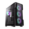 GAMEMAX Siege E-ATX Mid-Tower Gaming Case, Side Tempered Glass Panel,
