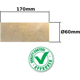 cyclingcolors Exhaust Wool Silencer Insulation Wool Stone Wool Diameter 60 x 170 mm Motorcycle Moped Scooter Rear Silencer