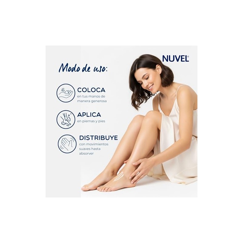 Nuvel Crema Refresca Pies y Piernas Cansadas | Alivio Instantáneo