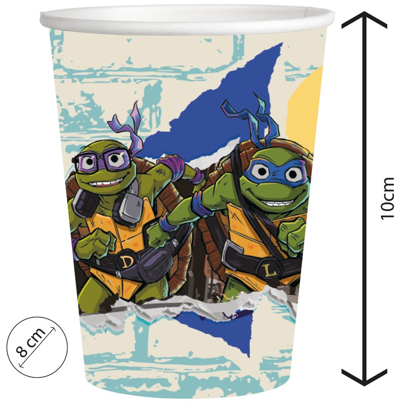 BeenSmile, Ninja Turtles Cups, Children's Cups, Children's Birthday Decoration, Party