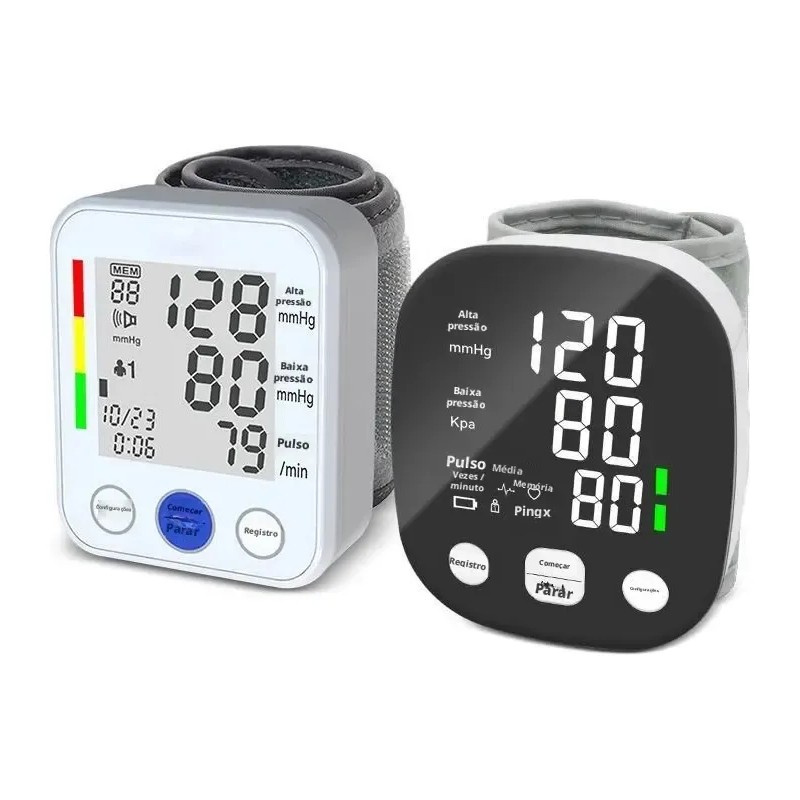 2 Omron Wrist Electronic Blood Pressure Monitors
