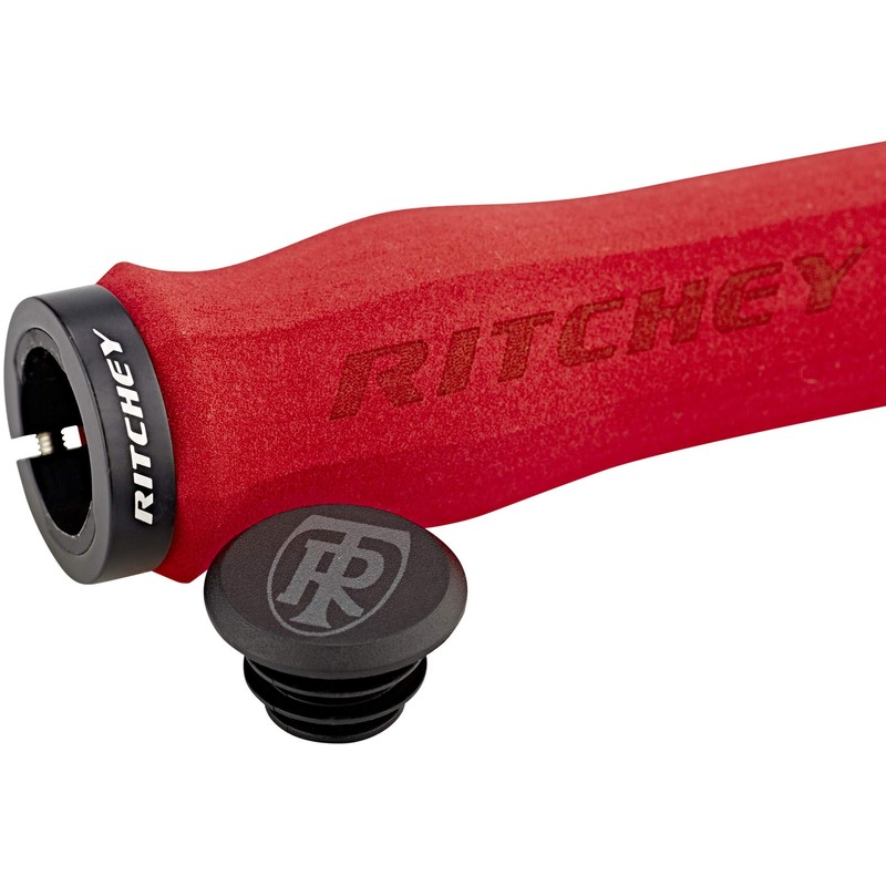 Ritchey WCS Ergo Handlebar Grips, red, 130 mm