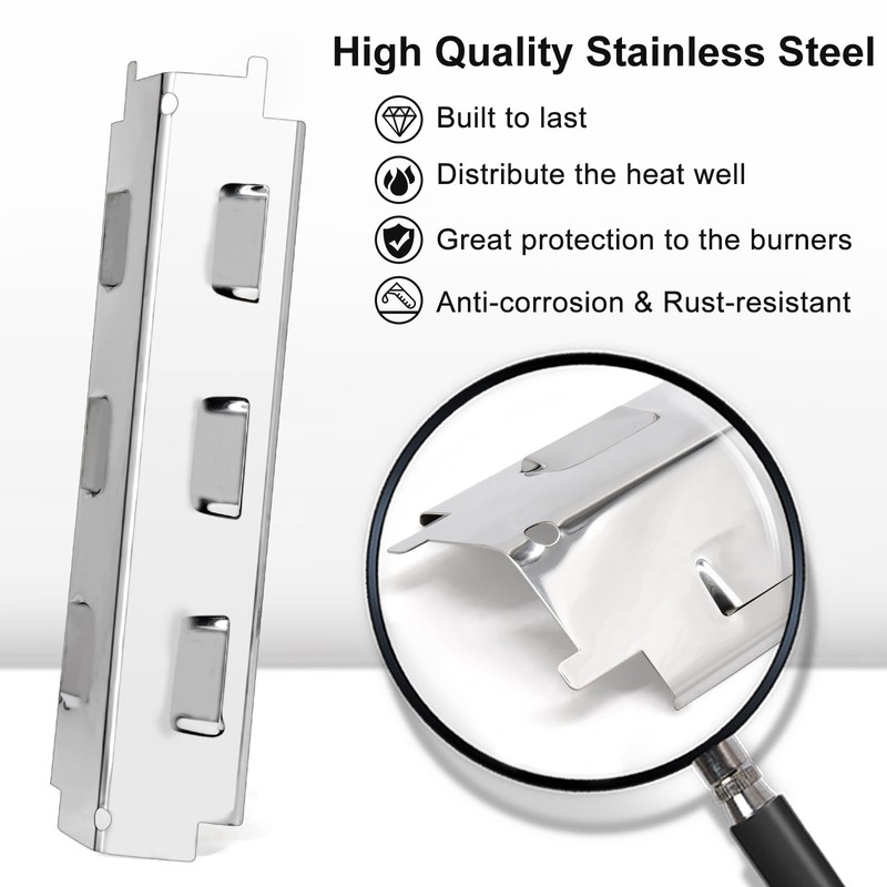 Criditpid Barbecue Heat Shield Plate Replacement Parts for Master Chef,