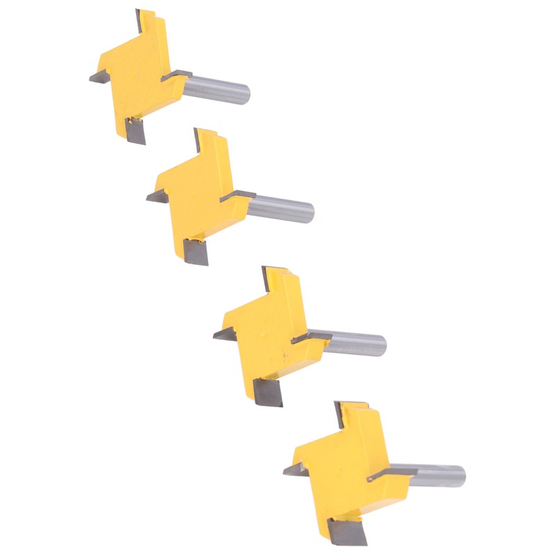Spoilboard Surfacing Router Bit Set 4 Flute Rabbet Slot Flattening